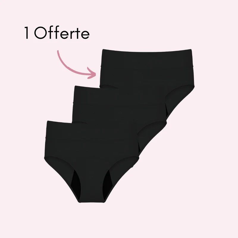 Culotte Menstruelle Respirante Ados Céleste