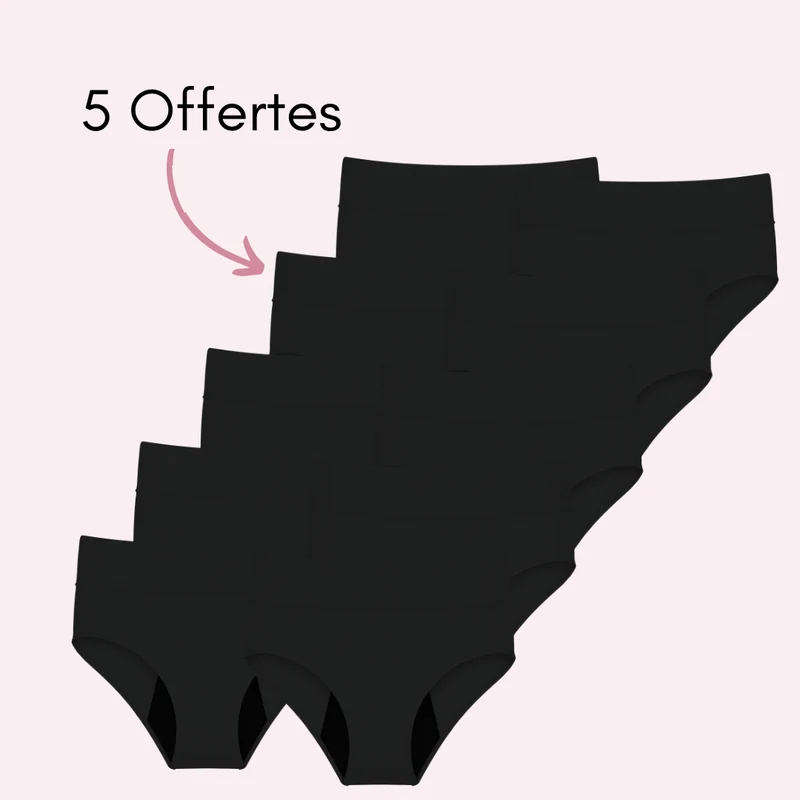 Culotte Menstruelle Respirante Ados Céleste