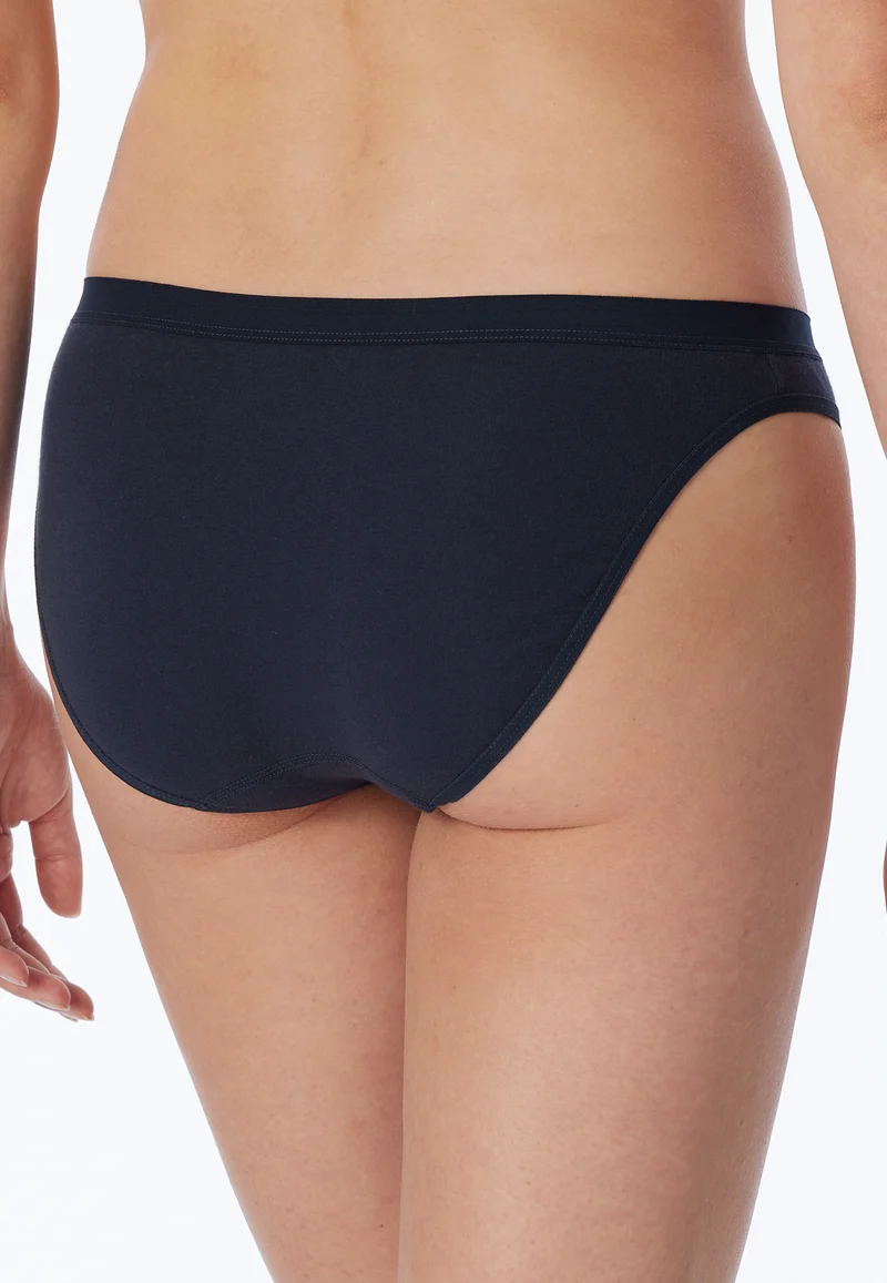 Slip Feinripp Dunkelblau - Naturschönheit