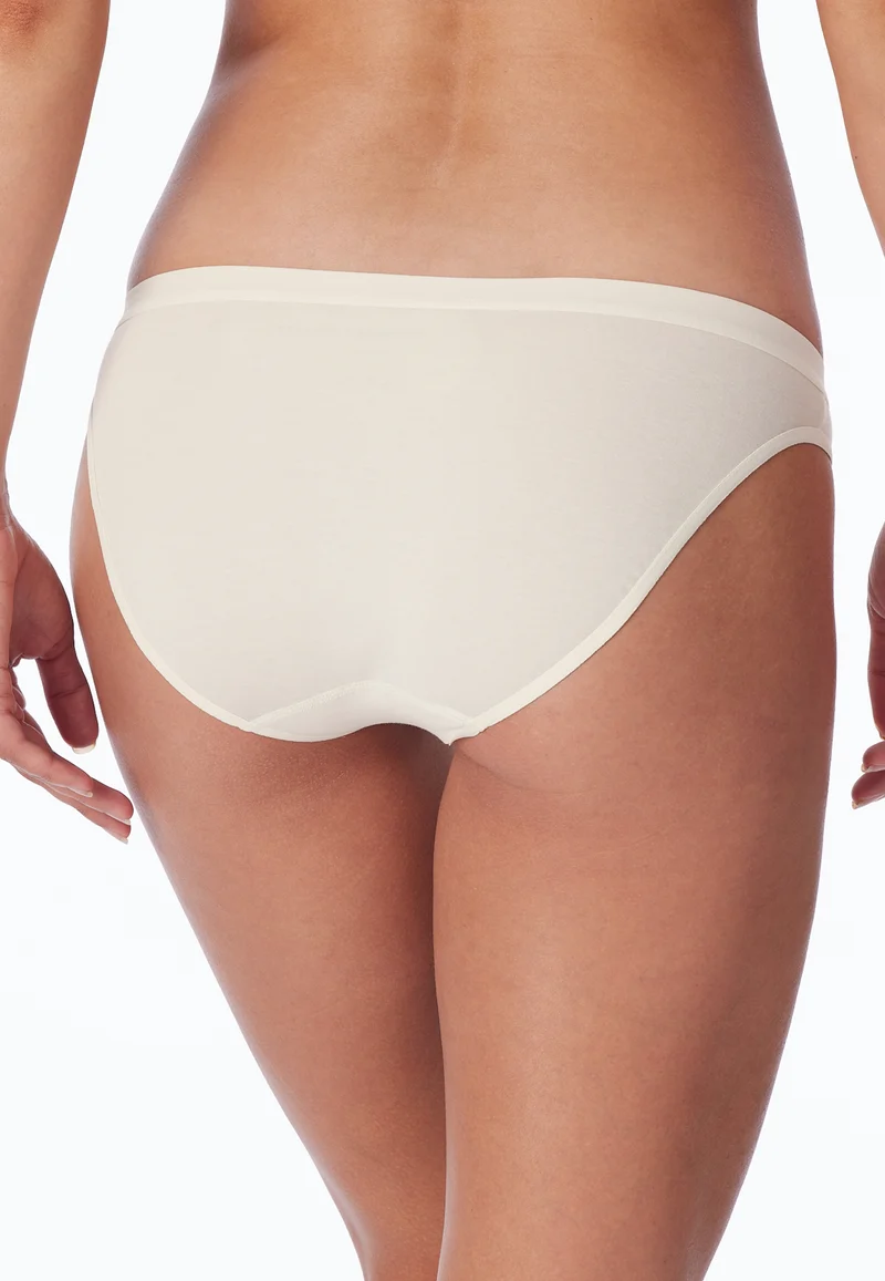 Slip Feinripp Weiss - Naturschönheit