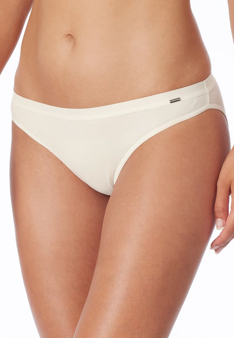 Slip Feinripp Weiss - Naturschönheit
