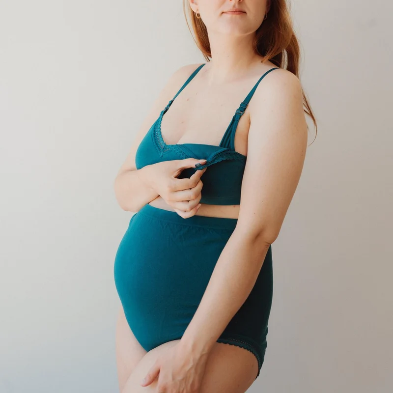 Brassière de grossesse Suzon bleu
