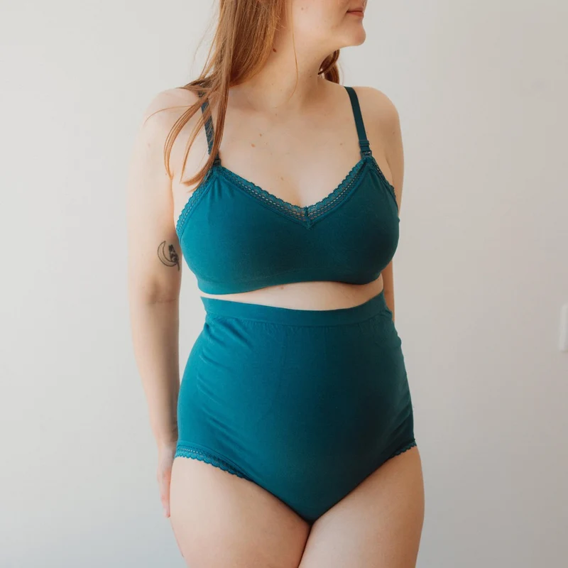 Brassière de grossesse Suzon bleu