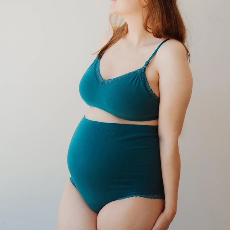 Brassière de grossesse Suzon bleu