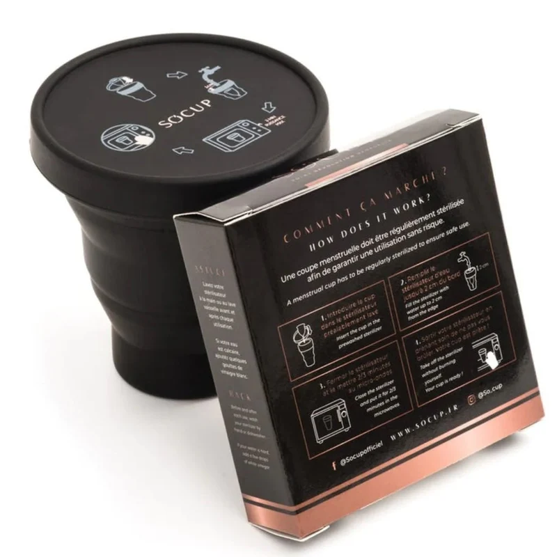 Stérilisateur Rétractable Pour Coupe Menstruelle