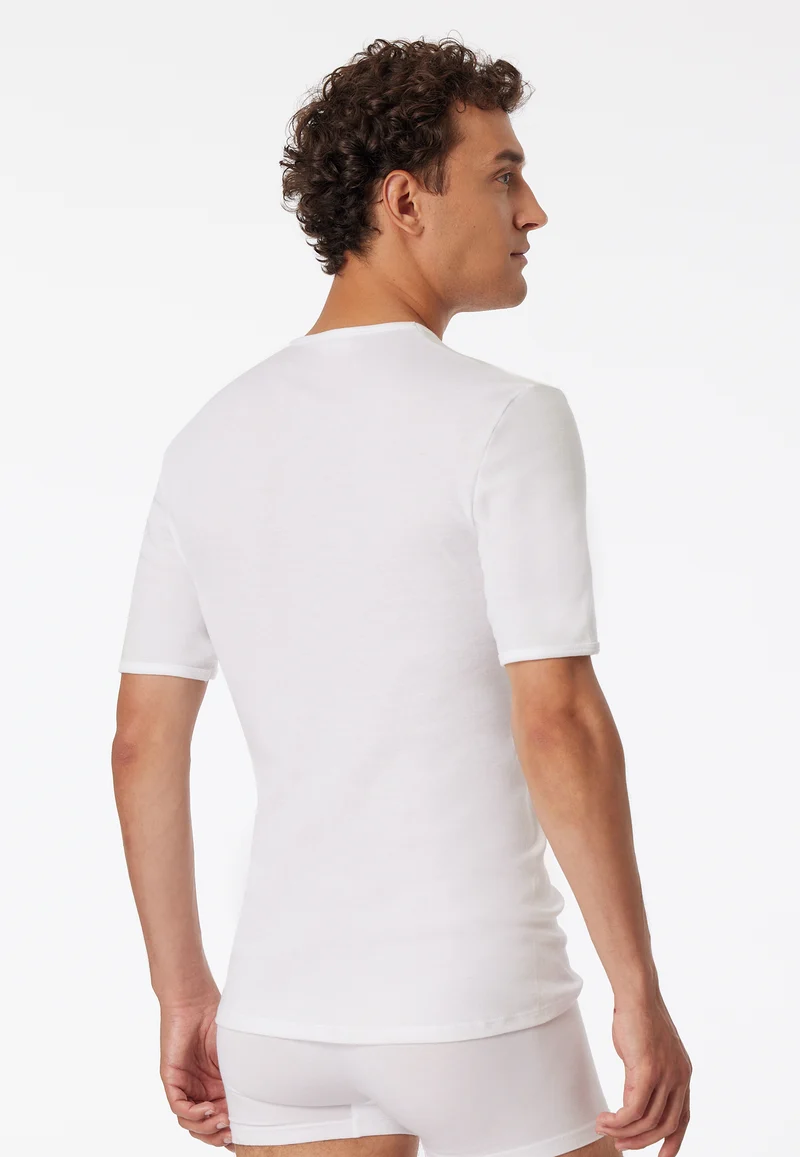 T-Shirt Feinripp Weiss - Original Classics