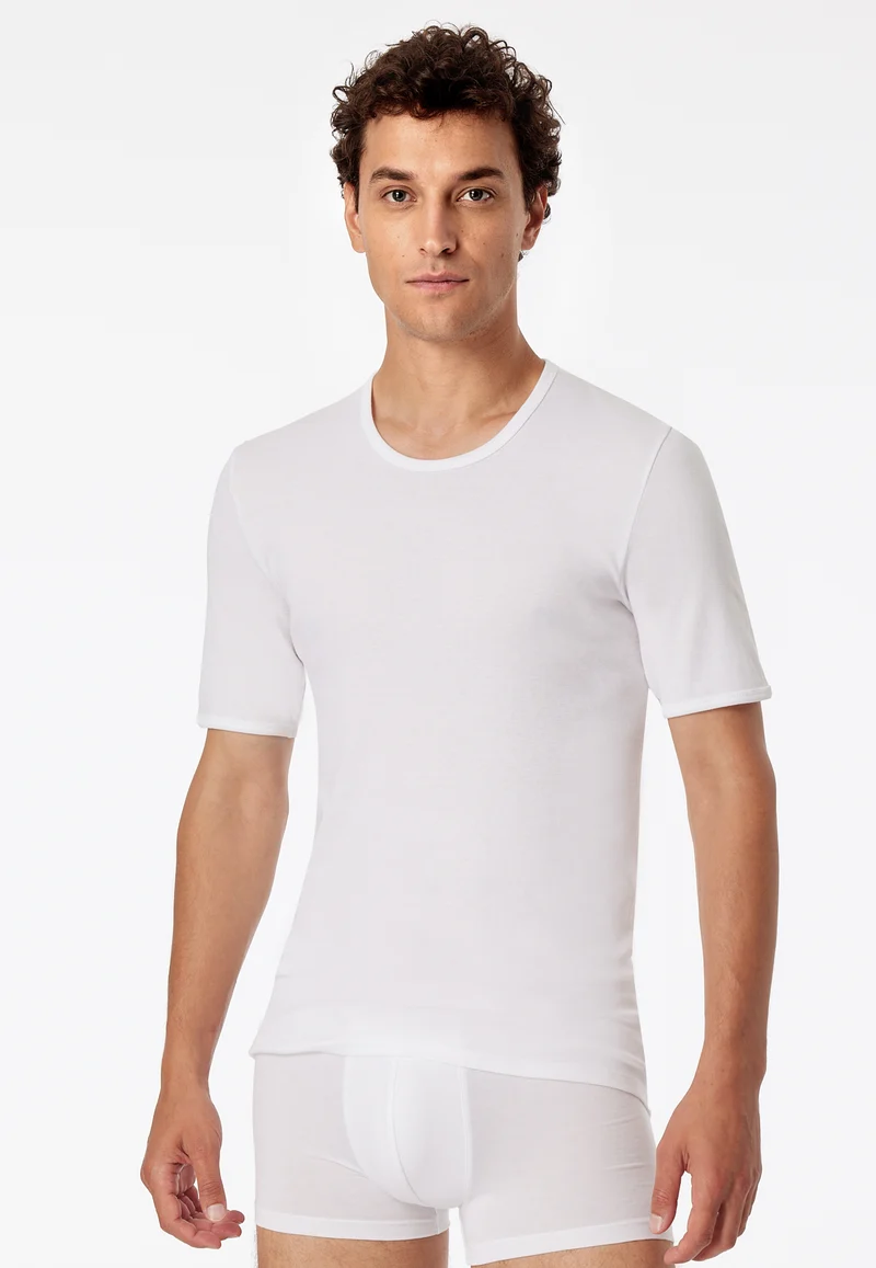 T-Shirt Feinripp Weiss - Original Classics