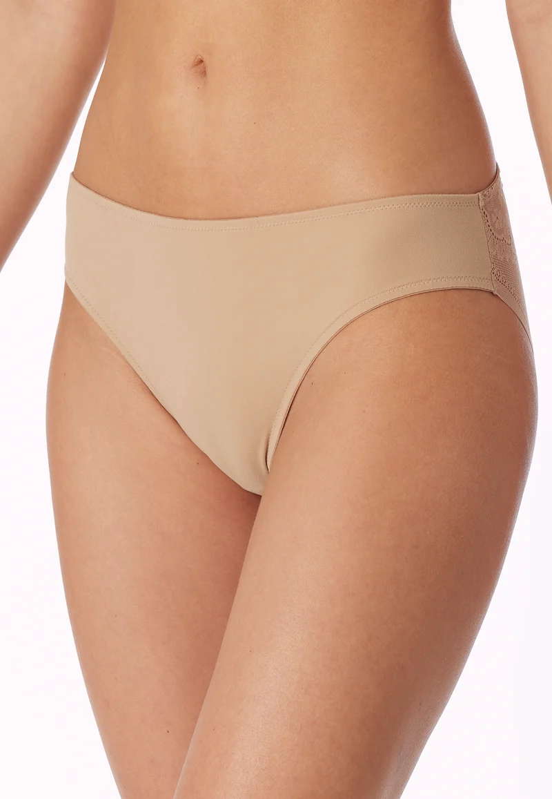Slip mit Spitze Beige - Invisible Lace