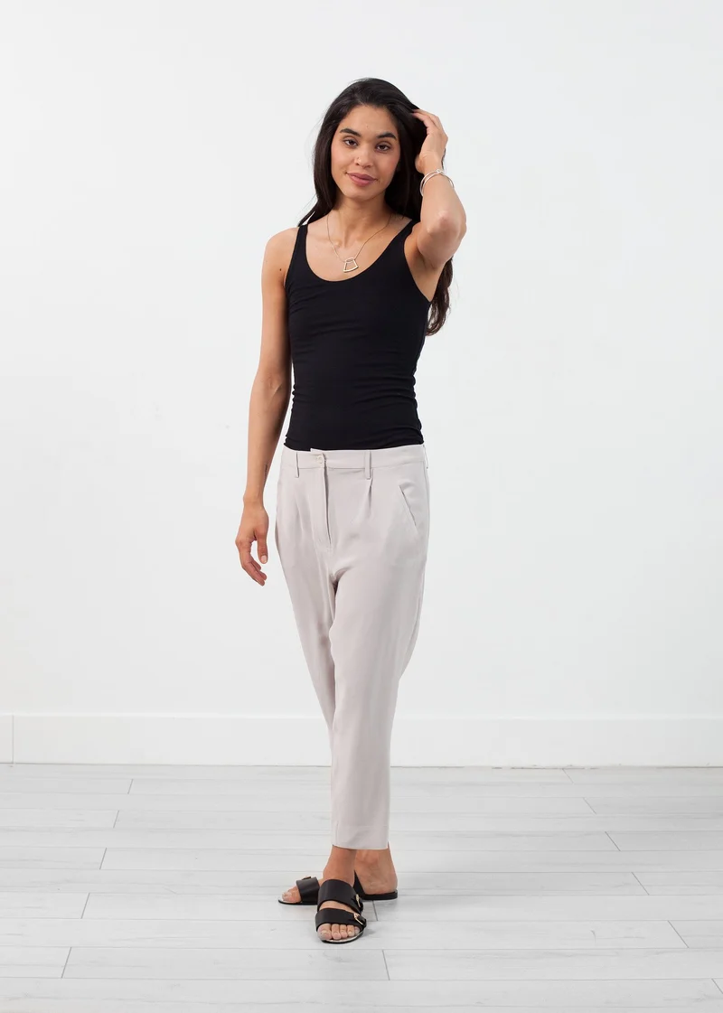 Silk Drop Crotch Pant