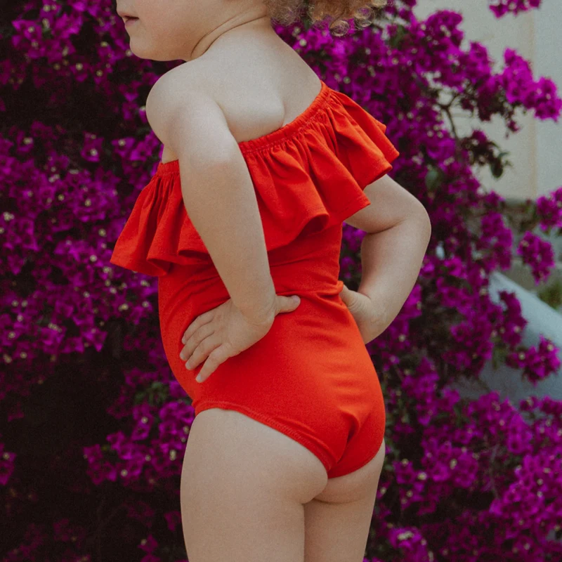 Maillot de bain fille Donna Mandarine
