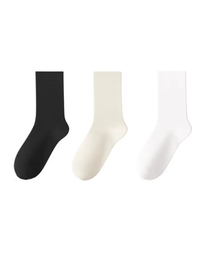 Ribbed Stacked Mid-Calf Socks