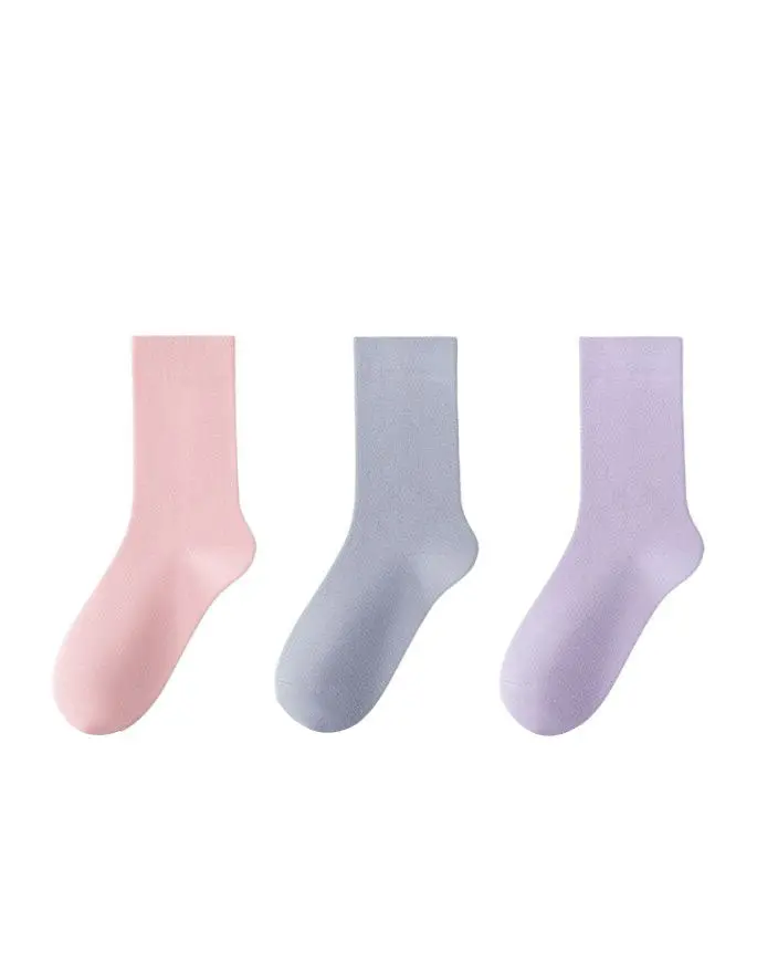 Ribbed Stacked Mid-Calf Socks