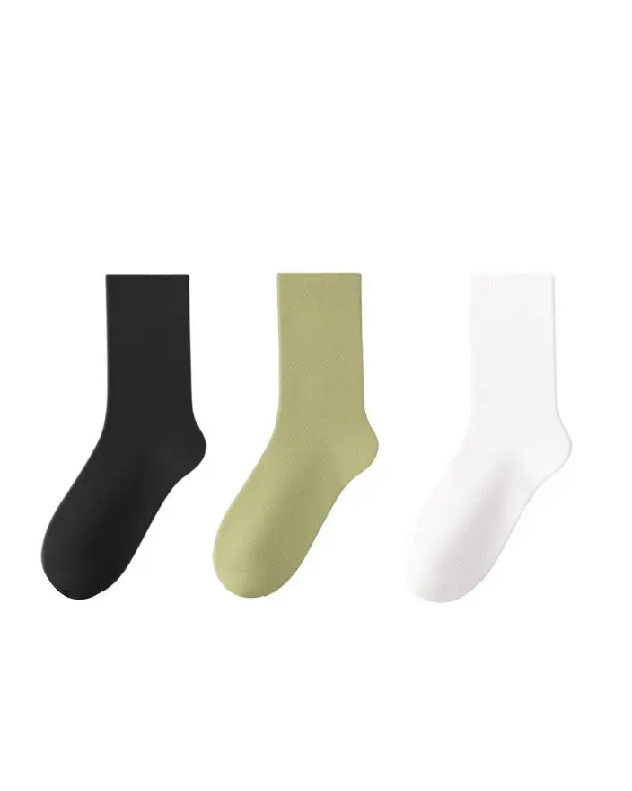 Ribbed Stacked Mid-Calf Socks