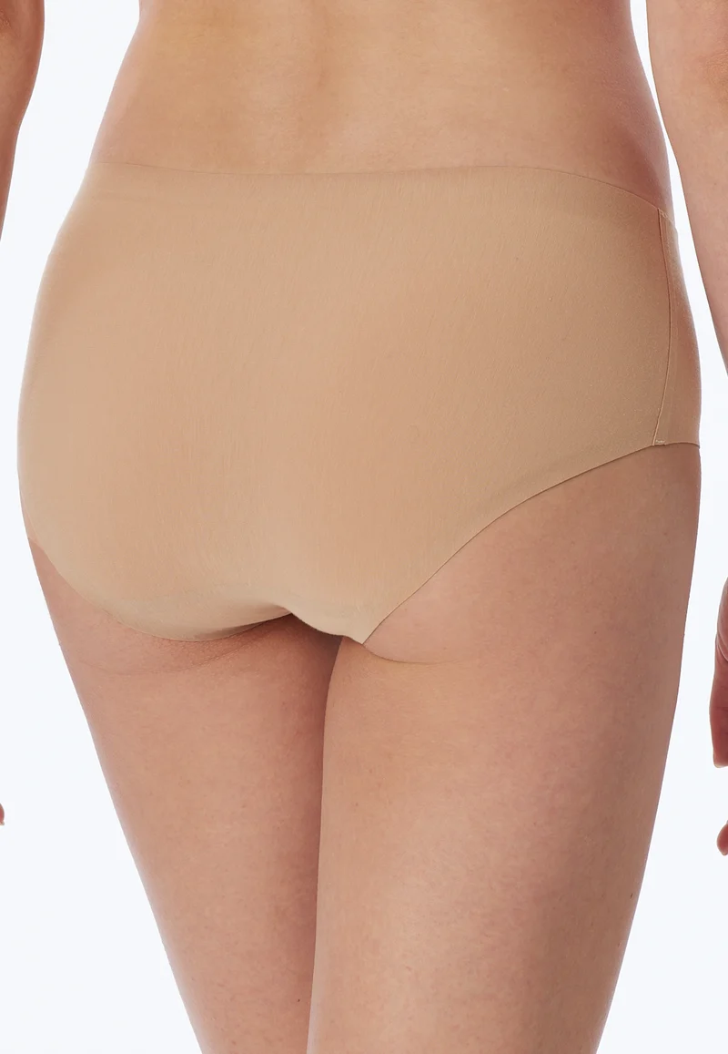 Hipster Slip Seamless Beige - Invisble Cotton