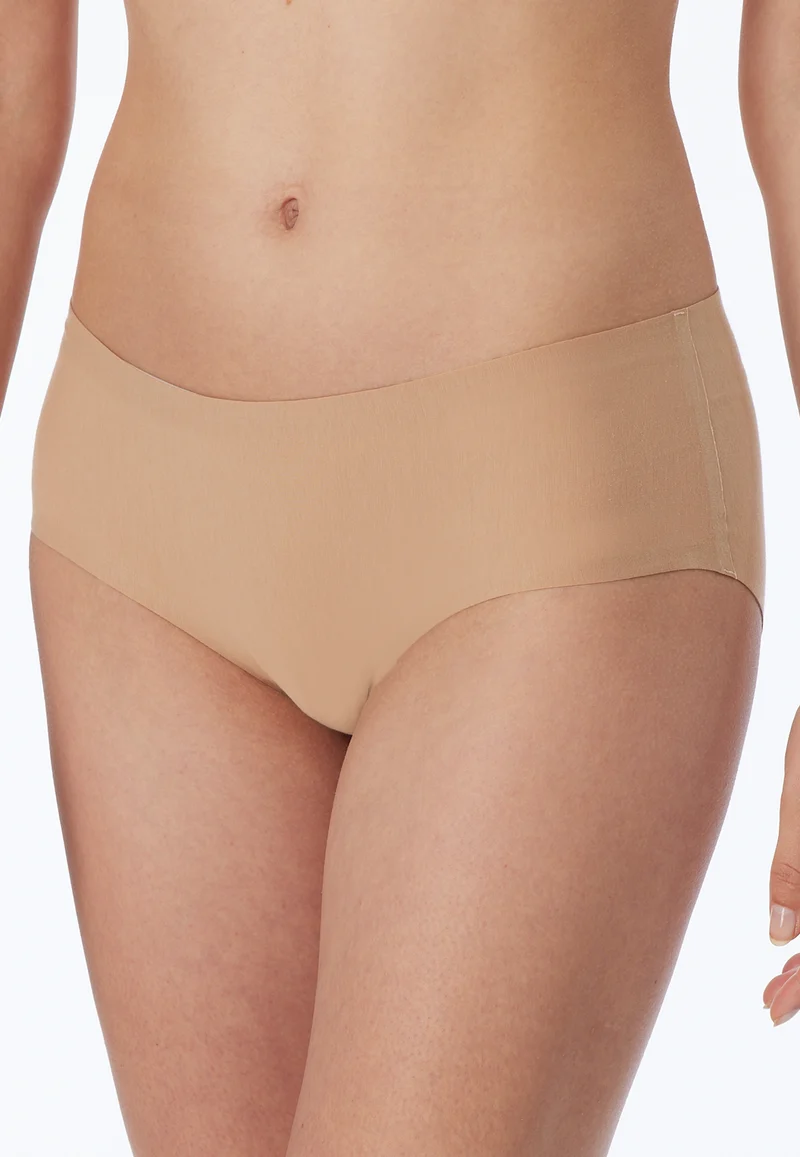 Hipster Slip Seamless Beige - Invisble Cotton