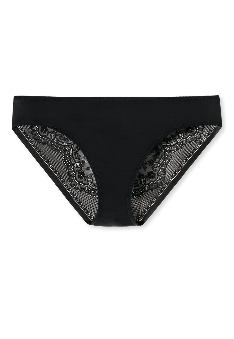 Slip mit Spitze Schwarz - Invisible Lace