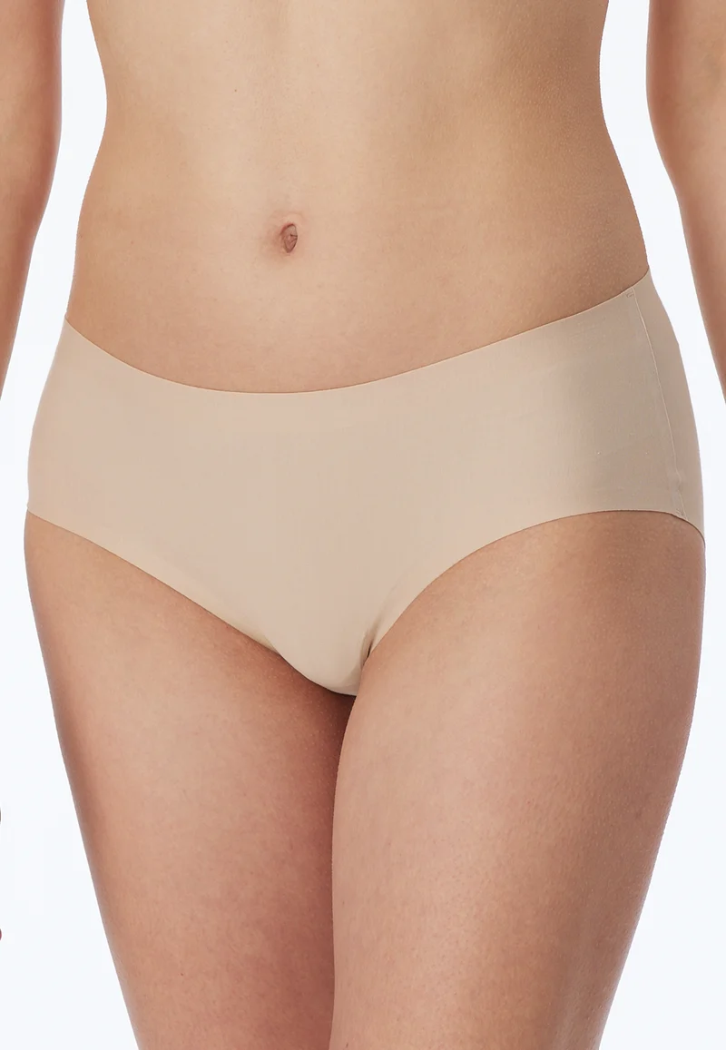 Hipster Slip Seamless Soft Beige - Invisble Cotton