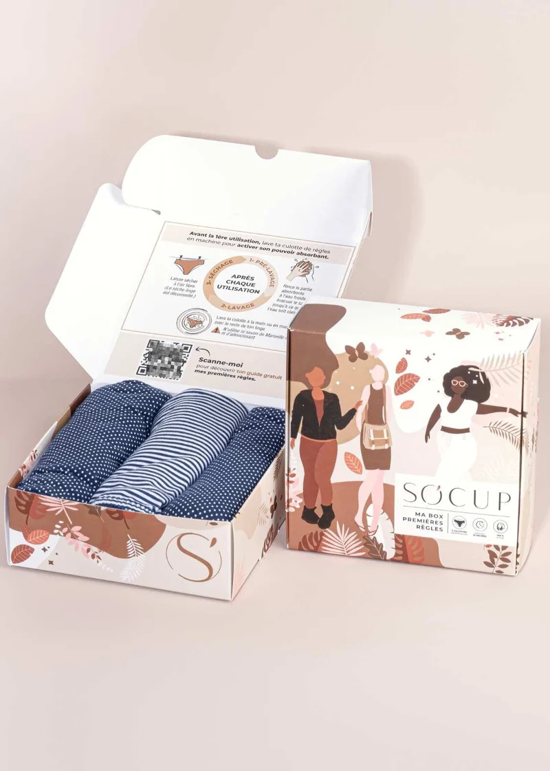 Pack Ado 3 Culottes Menstruelles Flux Abondant