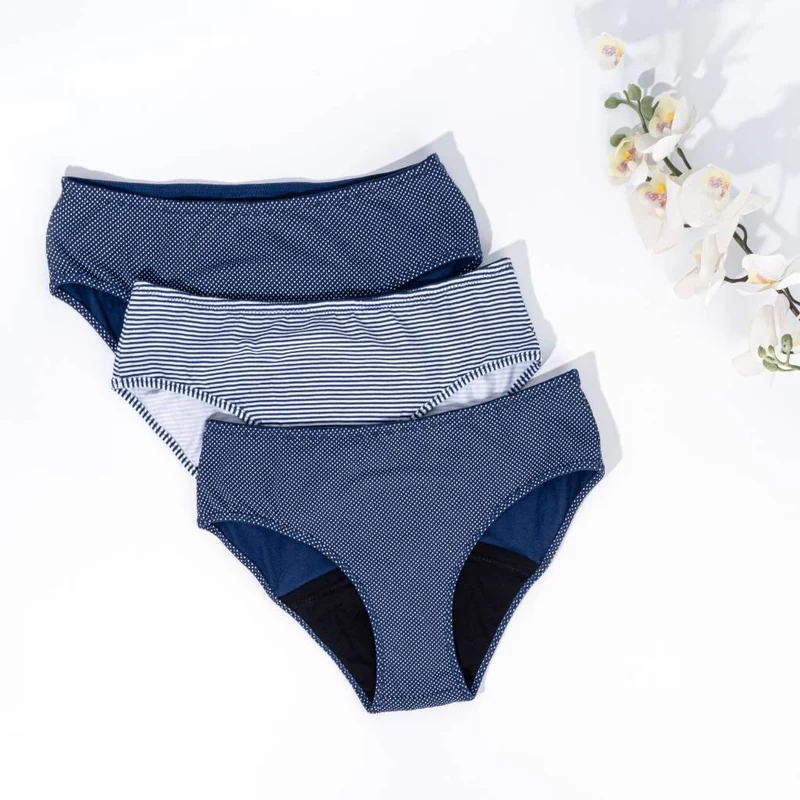 Pack Ado 3 Culottes Menstruelles Flux Abondant