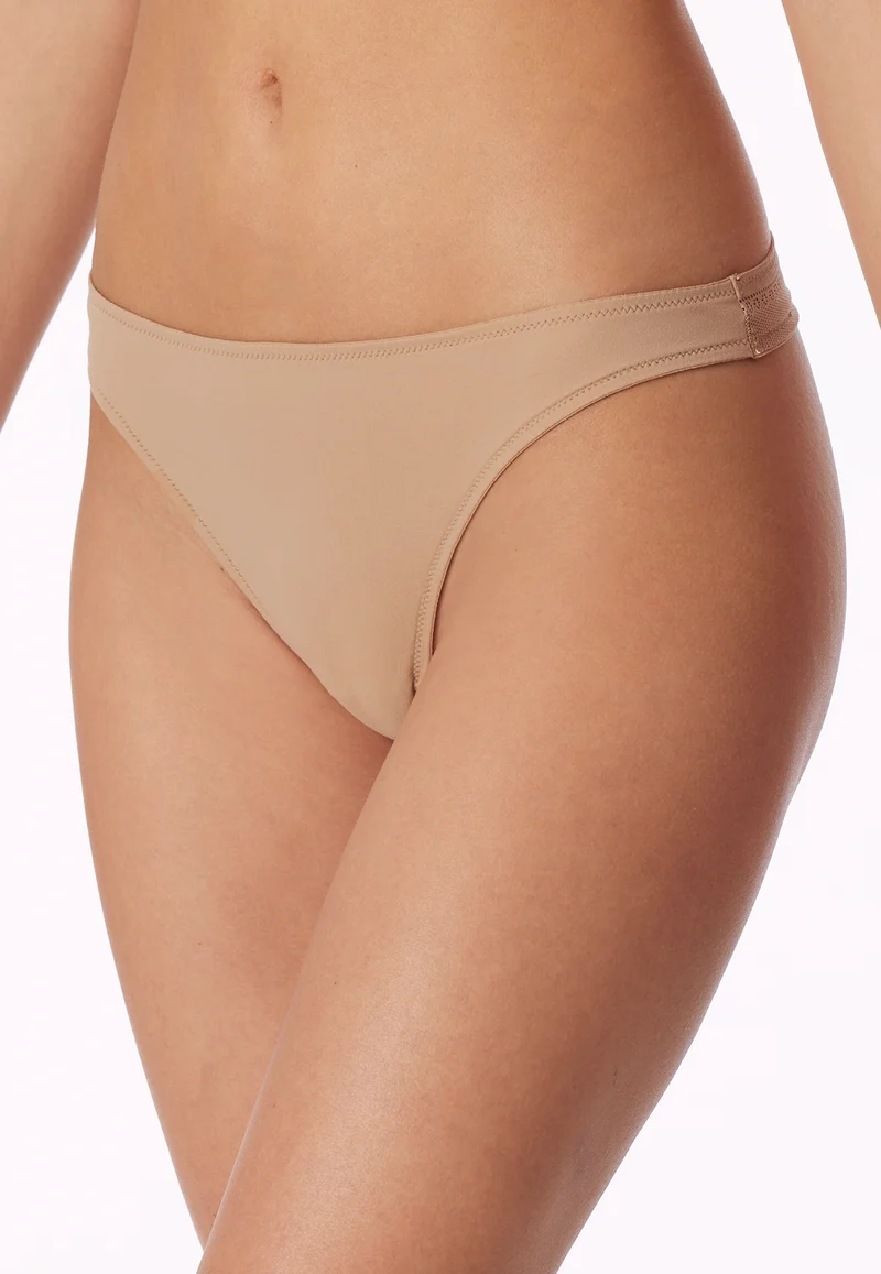 String mit Spitze Beige - Invisible Lace