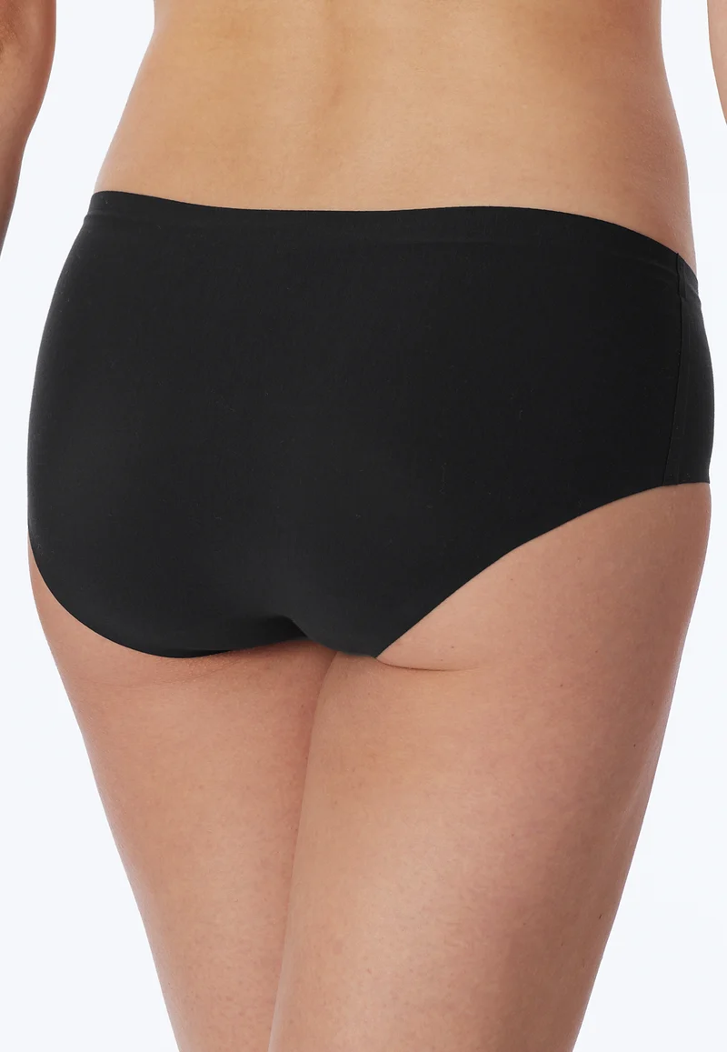 Hipster Slip Seamless Schwarz - Invisible Cotton
