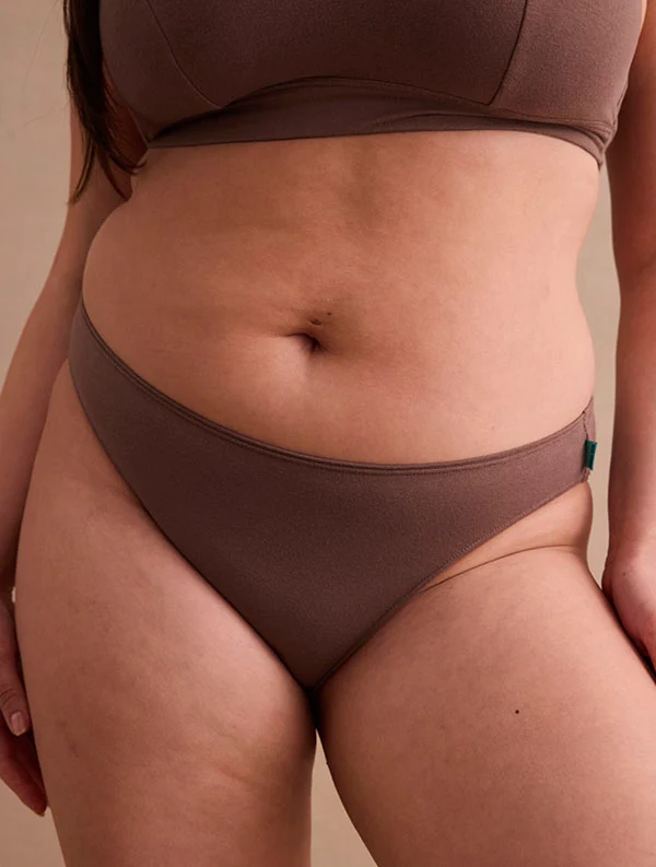 Culotte Anna - Coton Bio - Marron-Glacé