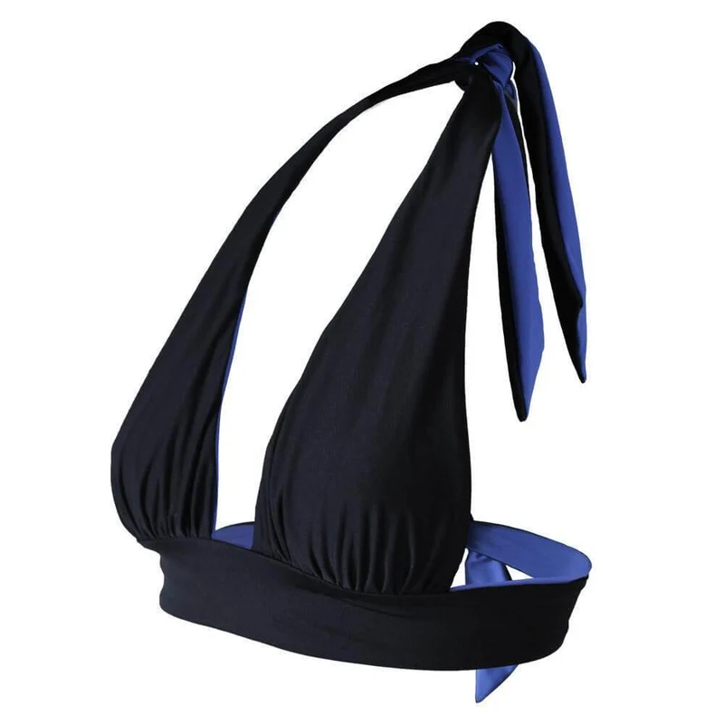 Haut de maillot de bain Arielle Réversible Bleu Roi