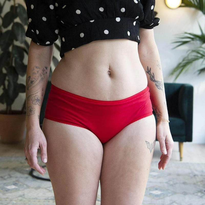 Shorty Sixtine Coquelicot