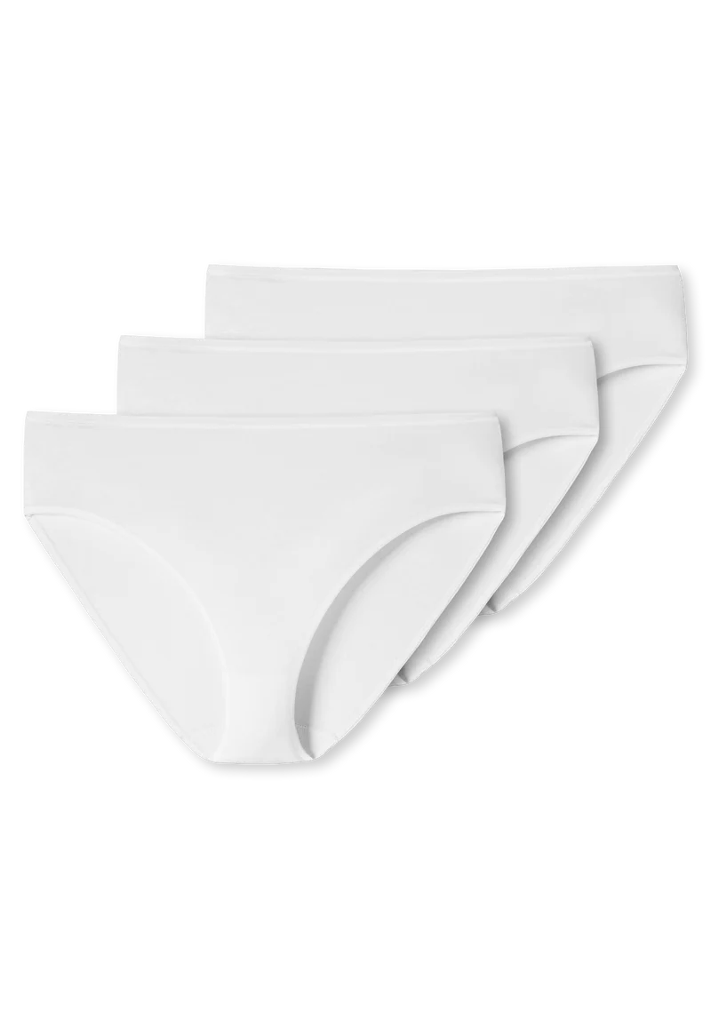 Midi Slip 3er-Pack Weiss - Essentials