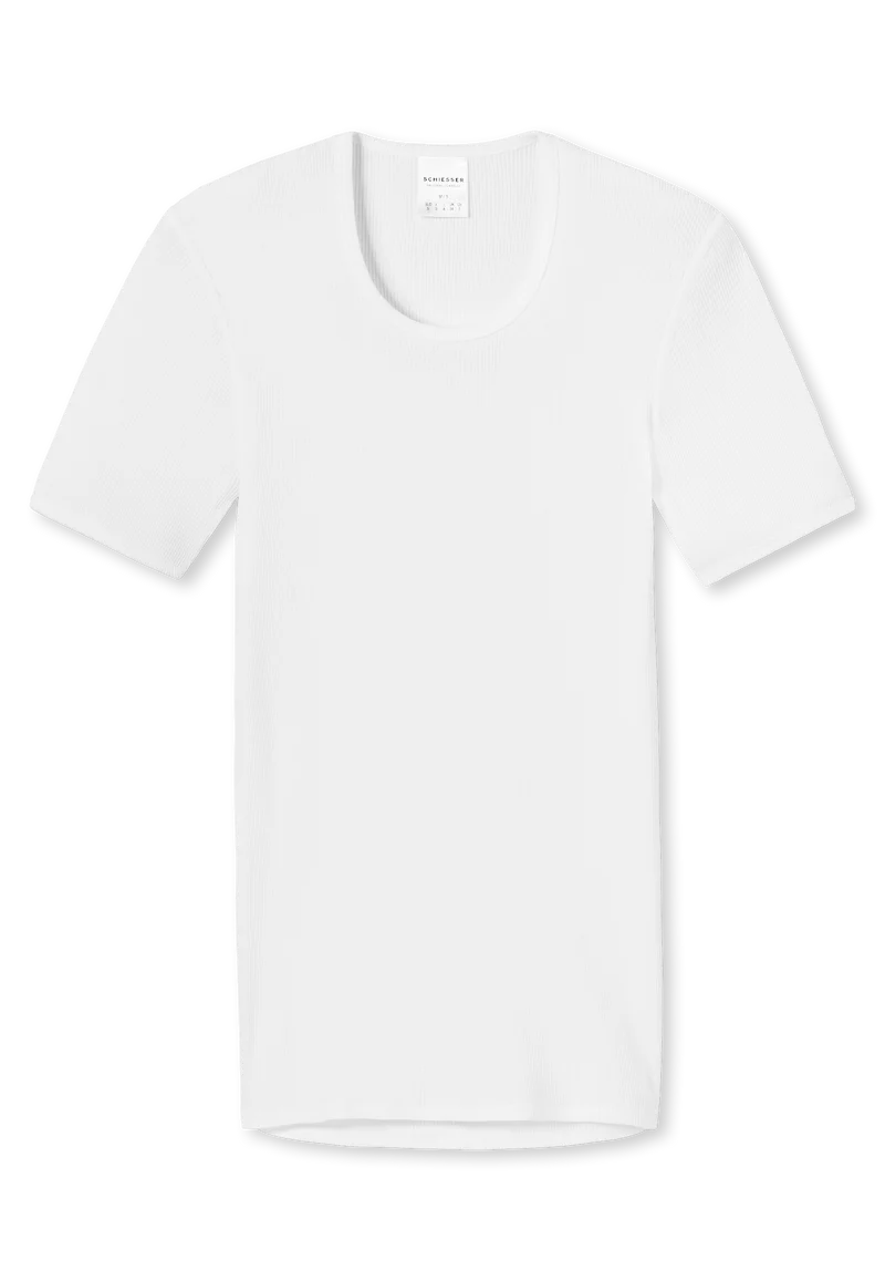 T-Shirt Doppelripp Weiss - Original Classics
