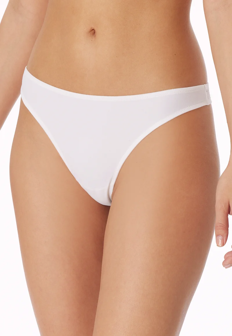 String mit Spitze Weiss - Invisible Lace