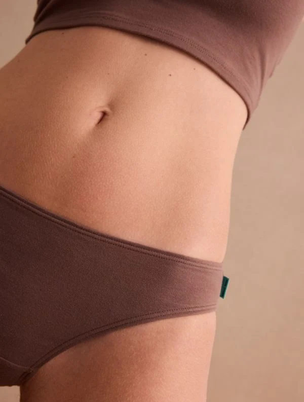 Tanga Maya - Coton Bio - Marron-Glacé