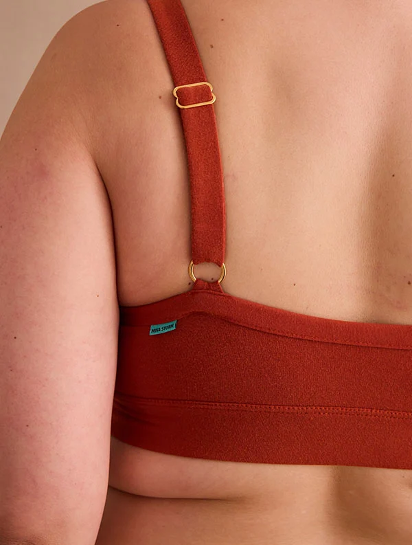 Brassière Paula++ - Coton Bio - Red-Rooibos