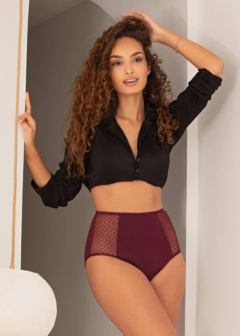 Taille Haute Menstruelle Rubis SPLENDEA Flux Abondant