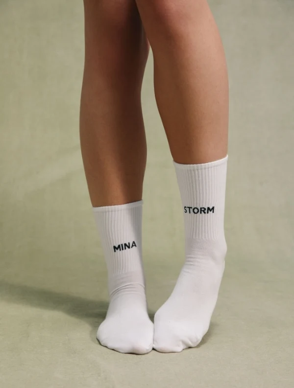 Chaussettes Barefoot ZOLA - Coton bio - Blanc-Nuage