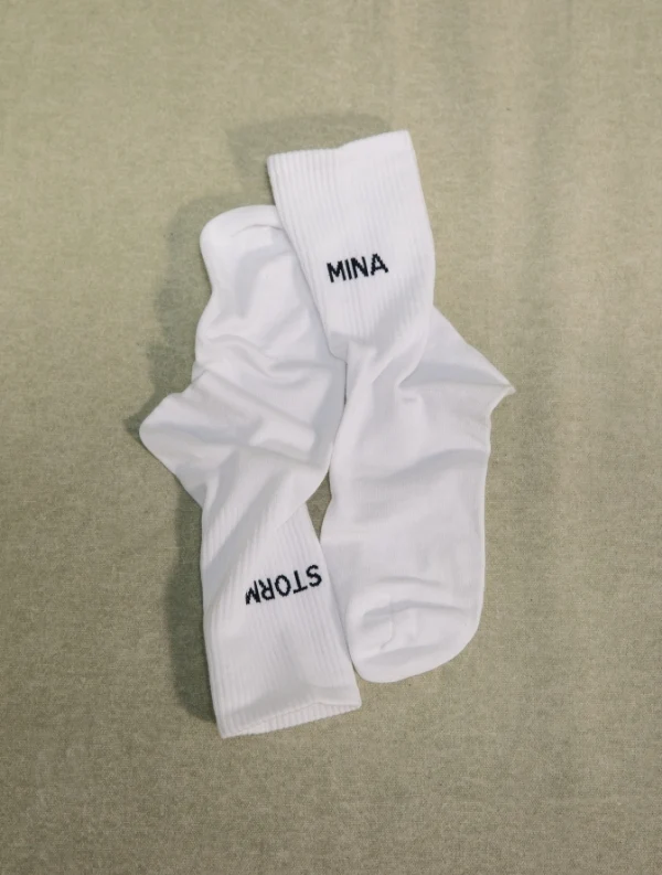 Chaussettes Barefoot ZOLA - Coton bio - Blanc-Nuage
