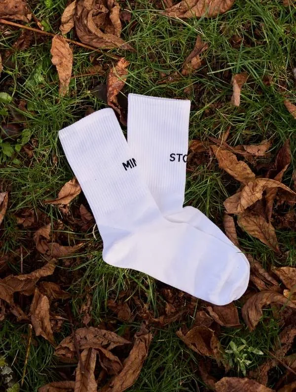 Chaussettes Barefoot ZOLA - Coton bio - Blanc-Nuage