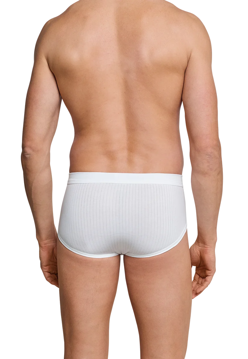 Slip mit Eingriff 2er-Pack Weiss - Authentic