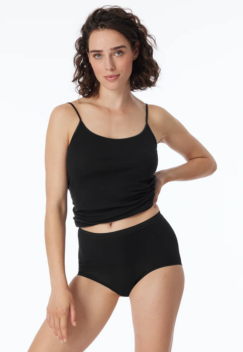 High Waist Slip Schwarz - Luxury