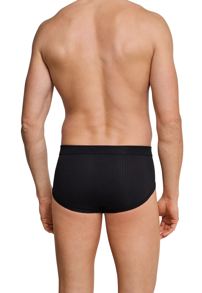 Slip mit Eingriff 2er-Pack Schwarz - Authentic