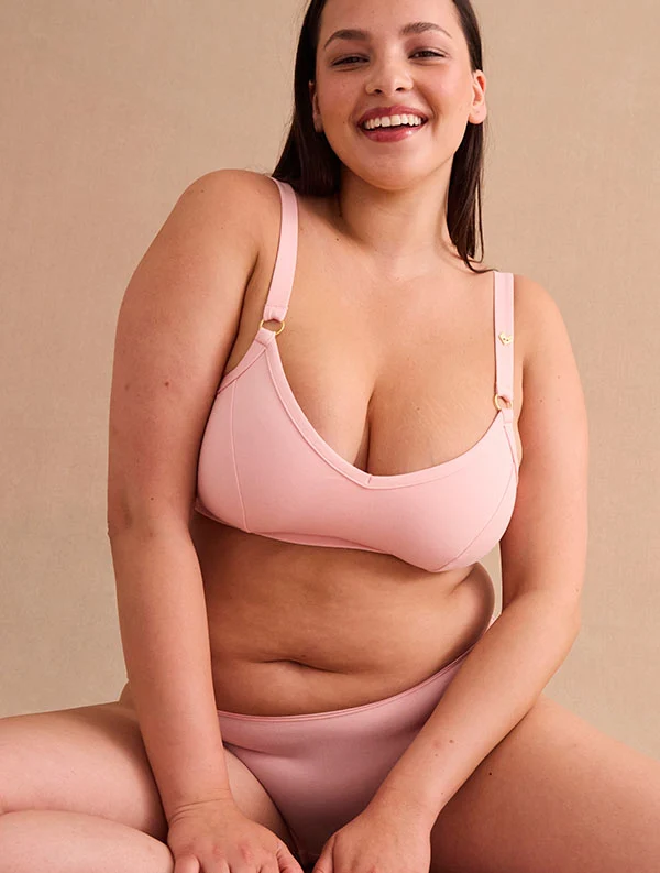 Brassière Paula++ - Coton Bio - Pink-Ballerina