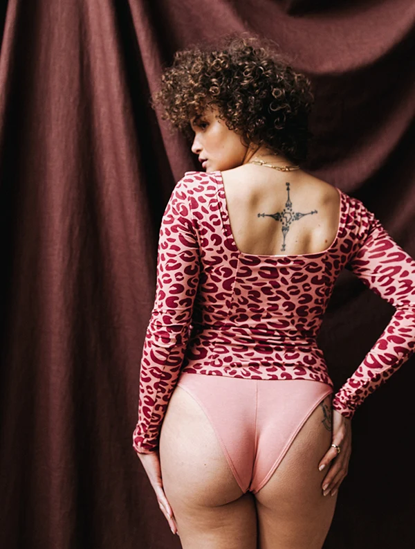 Nobratop® manche longue EMILIE - Leopard Make My Lemonade - Pink