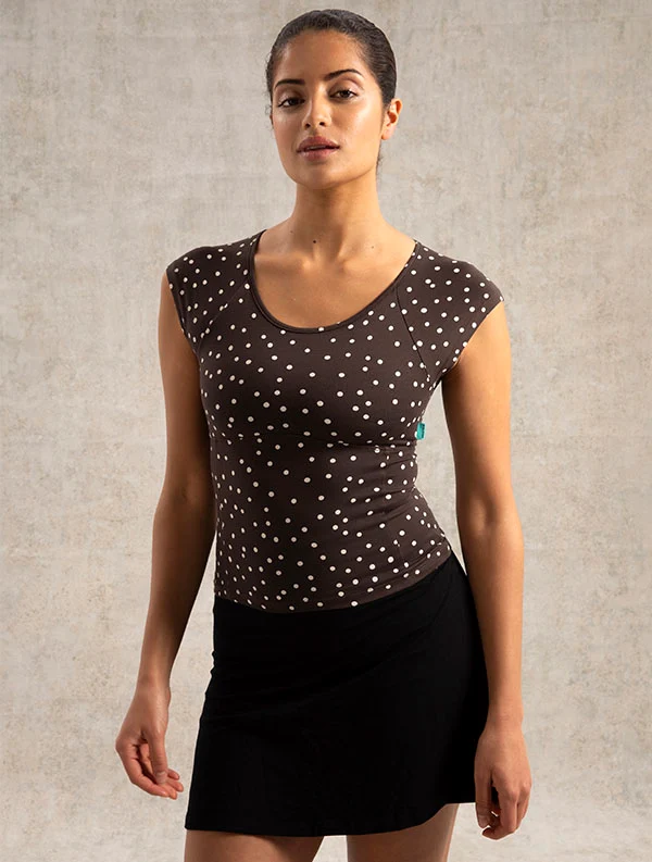Jupe-Short Mauna - Ecovero - Noir-Ebène