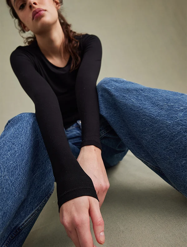 Nobratop® Polina - Ecovero - Noir-Ebène