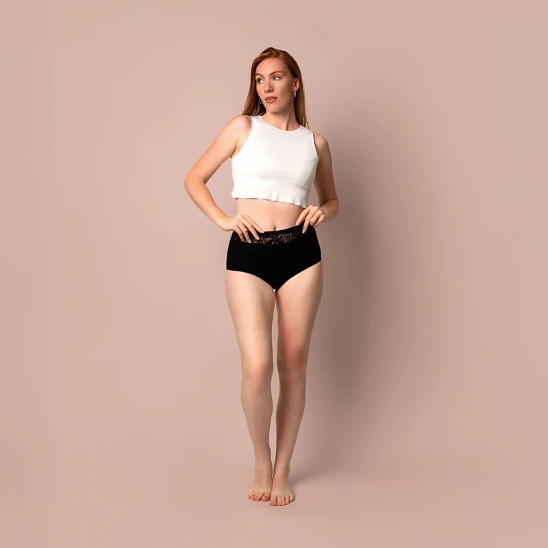 Culotte Menstruelle Clémence taille haute (Nouveauté)