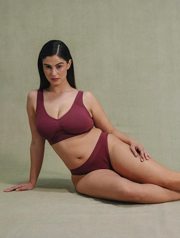 Brassière Gaya bonnet E/F - Seamless - Dark-Grape