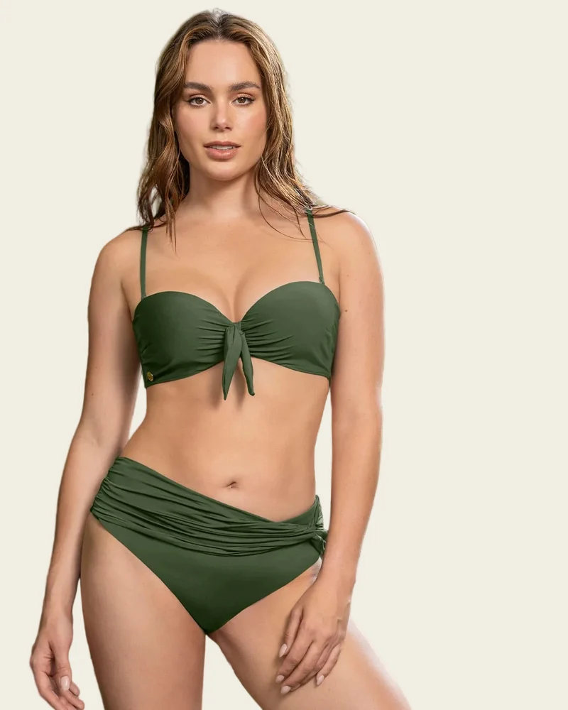 Culotte bikini avec ceinture croisée