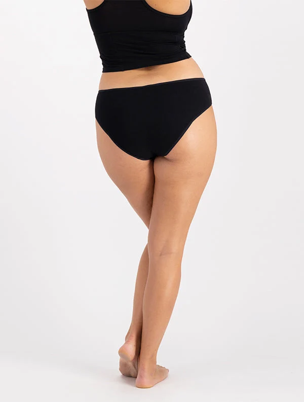Culotte Menstruelle Maeve - Coton Bio - Noir-Ebène 🩸🩸🩸