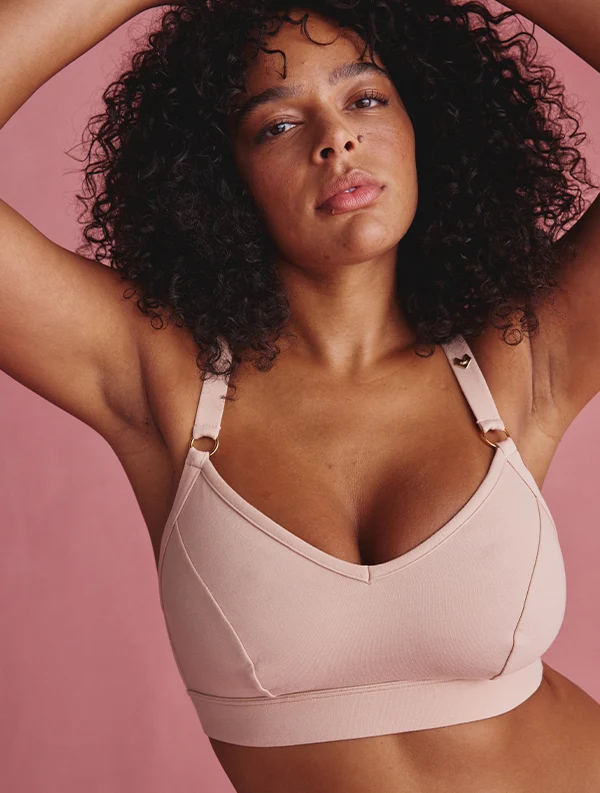 Brassière Paula++ - Coton Bio - Nude-Sable