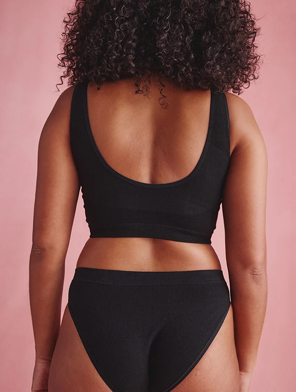 Brassière Gaya bonnet E/F - Seamless - Noir-Ebène